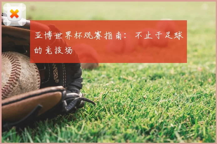 亚博世界杯观赛指南：不止于足球的竞技场