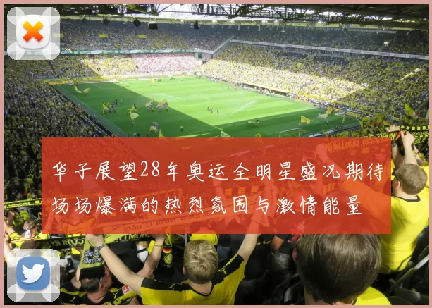 华子展望28年奥运全明星盛况期待场场爆满的热烈氛围与激情能量